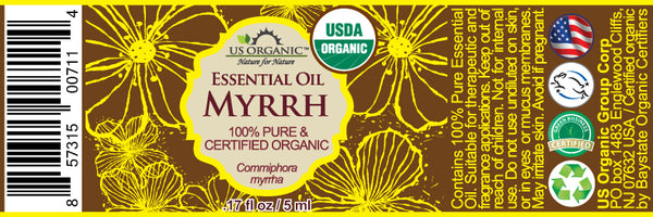 Plant Therapy Myrrh Essential Oil 5 ml 1/6 oz 100% Pure, Undiluted, Therapeutic