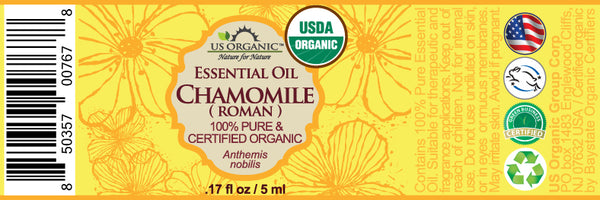 Amrita Chamomile, Roman Essential Oil ( Anthemis Nobilis) English - Farmed - Premium Therapeutic Quality Essential Oil - Size: 60ml