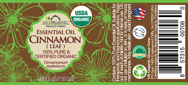 Buy Bulk - 4 fl. oz. Cinnamon Bark Oil - Organic