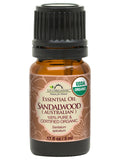 US Organic Sandalwood Essential Oil, 100% Pure Certified USDA Organic, 5 ml