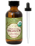 US Organic Moroccan Argan Oil, 100% Pure Certified USDA Organic, 2 oz / 4 oz