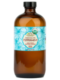 US Organic Peppermint essential oil, bottle labeled 16 fl oz / 456 mL, with black screw cap.