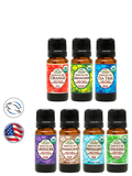 7 Essential Oil Collection, USDA Certified Organic. Therapeutic Grade.