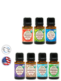 7 Essential Oil Collection, USDA Certified Organic. Therapeutic Grade.