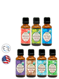 7 Essential Oil Collection, USDA Certified Organic. Therapeutic Grade.