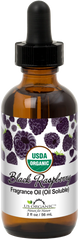 US Organic Black Raspberry Fragrance Oil (Oil Soluble), USDA Certified Organic, for Candle, Soap Making, DIY Projects, and Small Businesses_2 fl oz