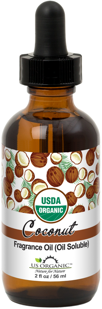 US Organic Coconut Fragrance Oil (Oil Soluble), USDA Certified