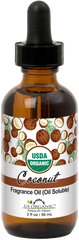 US Organic Coconut Fragrance Oil (Oil Soluble), USDA Certified Organic, for Candle, Soap Making, DIY Projects, and Small Businesses_2 fl oz