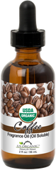 US Organic Coffee Fragrance Oil (Oil Soluble), USDA Certified Organic, for Candle, Soap Making, DIY Projects, and Small Businesses_2 fl oz
