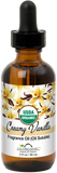 US Organic Creamy Vanilla Fragrance Oil (Oil Soluble), USDA Certified Organic, for Candle, Soap Making, DIY Projects, and Small Businesses_2 fl oz
