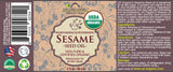 US Organic Sesame Seed Oil, 100% Pure Certified USDA Organic, 2 oz / 4 oz