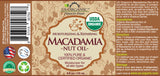 US Organic Macadamia Nut Oil, 100% Pure Certified USDA Organic, 2 oz / 4 oz