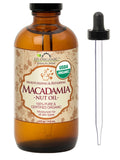 US Organic Macadamia Nut Oil, 100% Pure Certified USDA Organic, 2 oz / 4 oz