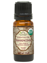 US Organic Frankincense (Boswellia serrata) Essential Oil, 100% Pure Certified USDA Organic, 10 ml / 15 ml / 30 ml / 4 oz / 8 oz / 16 oz; 10 ml / 15 ml / 30 ml (2-Pack)