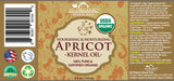 US Organic  Apricot Kernel Oil, 100% Pure Certified USDA Organic, 2 oz / 4 oz