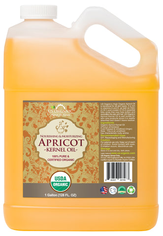 US Organic Apricot Kernel Oil, 100% Pure Certified USDA Organic
