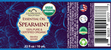 US Organic Spearmint Essential Oil, 100% Pure Certified USDA Organic, 10 ml / 15 ml / 30 ml