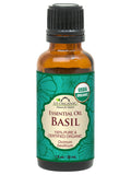 US Organic Basil Essential Oil, 100% Pure Certified USDA Organic, 10 ml / 15 ml / 30 ml