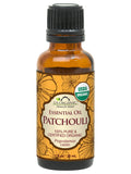 US Organic Patchouli Essential Oil, 100% Pure Certified USDA Organic, 10 ml / 15 ml / 30 ml