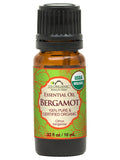 US Organic Bergamot Essential Oil, 100% Pure Certified USDA Organic, 10 ml / 15 ml / 30 ml