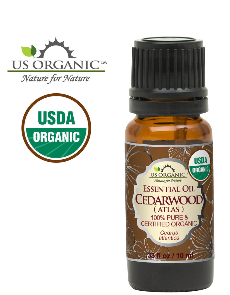 US Organic Cedarwood Essential Oil 100 Pure Certified USDA
