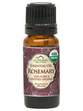 US Organic Rosemary Essential Oil, 100% Pure Certified USDA Organic, 10 ml / 15 ml / 30 ml