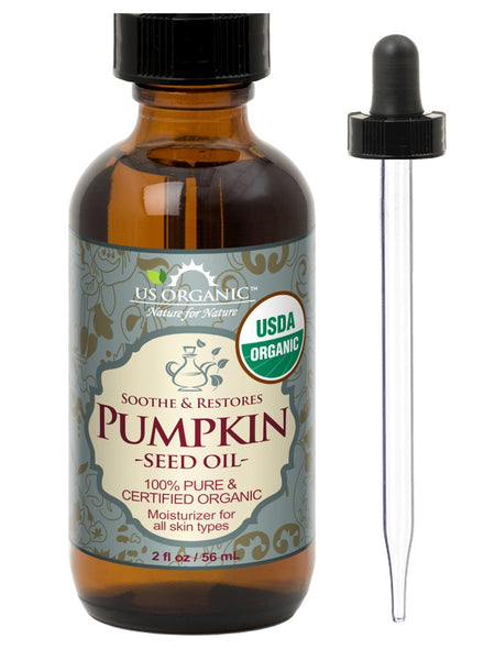 US Organic Pumpkin Seed Oil, 100% Pure Certified USDA Organic, 2 oz / 4 oz