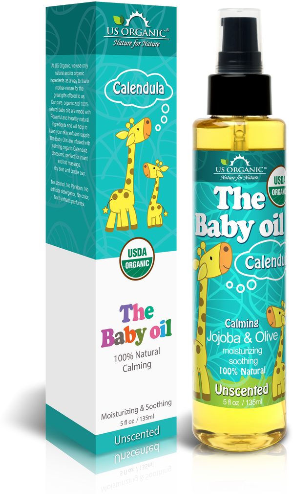 Baby Oil Unscented — 5 oz