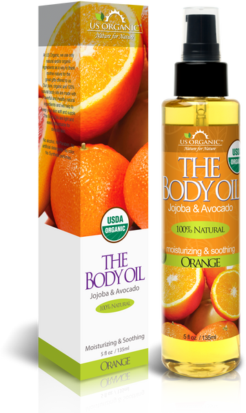 US Organic The Body Oil, Fresh Orange, USDA Certified Organic, 5 oz