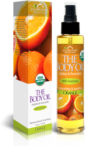 US Organic The Body Oil, Fresh Orange, USDA Certified Organic, 5 oz