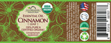 US Organic Cinnamon Leaf Essential Oil, 100% Pure Certified USDA Organic, 10 ml / 15 ml / 30 ml