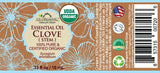 US Organic Clove Stem Essential Oil, 100% Pure Certified USDA Organic, 10 ml / 15 ml / 30 ml