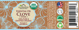 US Organic Clove Stem Essential Oil, 100% Pure Certified USDA Organic, 10 ml / 15 ml / 30 ml