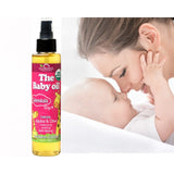 US Organic, The Baby Oil, Caribbean Coconut, with Calendula, Jojoba, Olive Oil, and Vitamin E, USDA Certified Organic, 5 oz