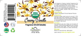 US Organic Creamy Vanilla Fragrance Oil (Oil Soluble), USDA Certified Organic, for Candle, Soap Making, DIY Projects, and Small Businesses_2 fl oz