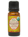 US Organic Eucalyptus Essential Oil (Globulus), 100% Pure Certified USDA Organic, 10 ml / 15 ml / 30 ml