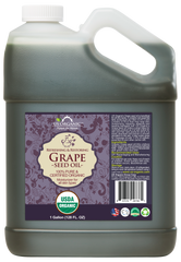 US Organic Grape Seed Oil, 100% Pure Certified USDA Organic, 128 oz (1 Gallon)