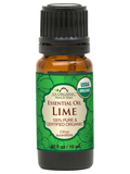 US Organic Lime Essential Oil, 100% Pure Certified USDA Organic, 10 ml / 15 ml / 30 ml