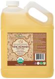 US Organic Macadamia Nut Oil, 100% Pure Certified USDA Organic, 128 oz (1 Gallon)