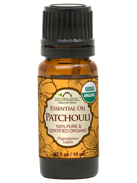 US Organic Patchouli Essential Oil, 100% Pure Certified USDA Organic, 10 ml / 15 ml / 30 ml